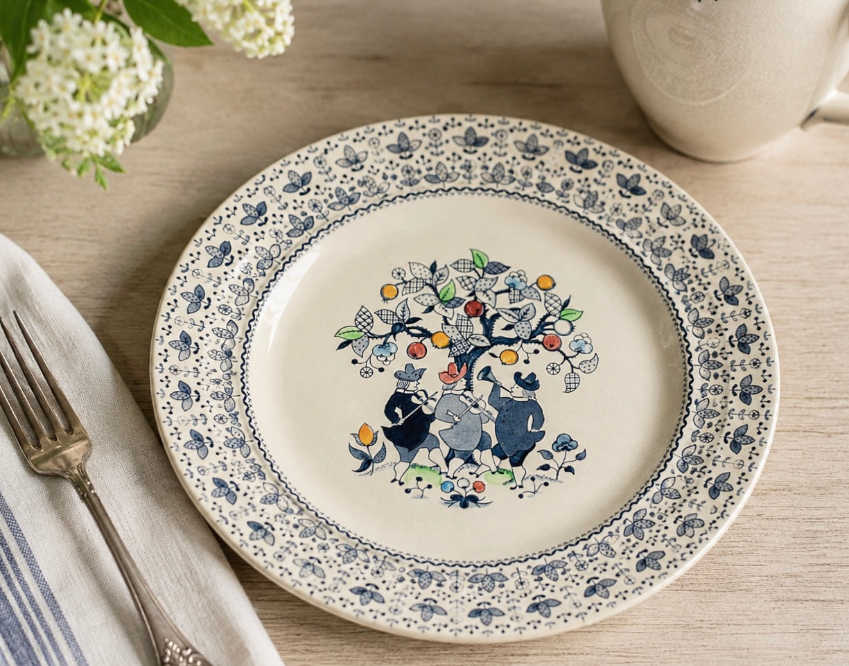 Johnson Brothers Sugar & Spice Dinner Plate 10” Vintage English Ironstone Made in England