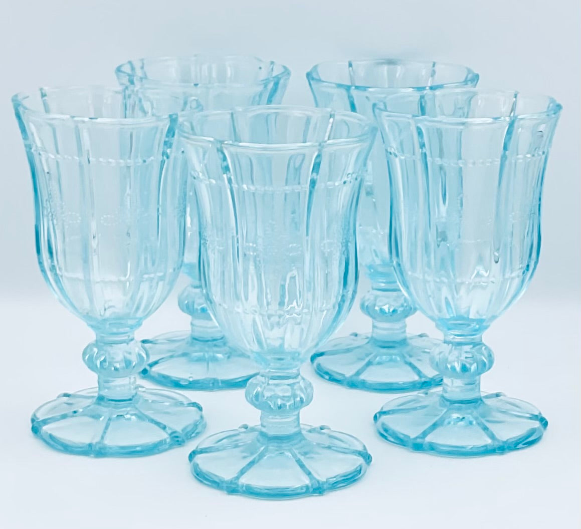 Debi Lilly Blue / Tourquoise Vintage Goblet