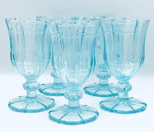 Debi Lilly Blue / Tourquoise Vintage Goblet