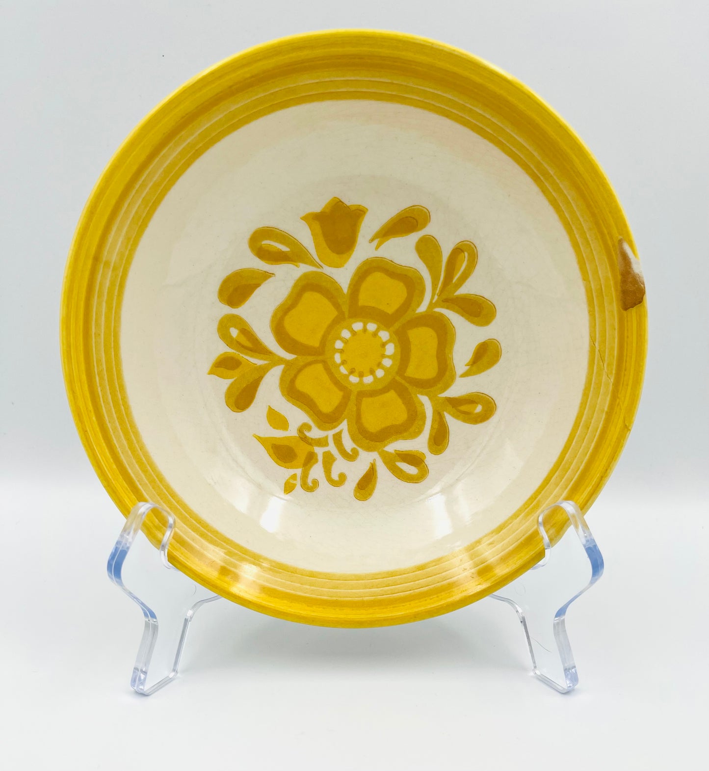 Vintage Royal China Ironstone Small Bowl in the Damsel Pattern