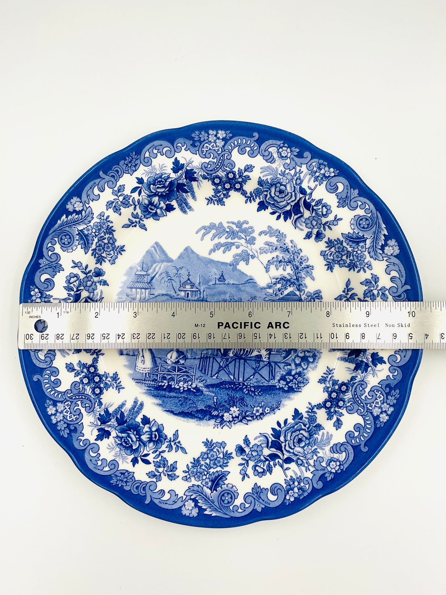 Spode Blue Room Collection “Zebra Pen” Plate