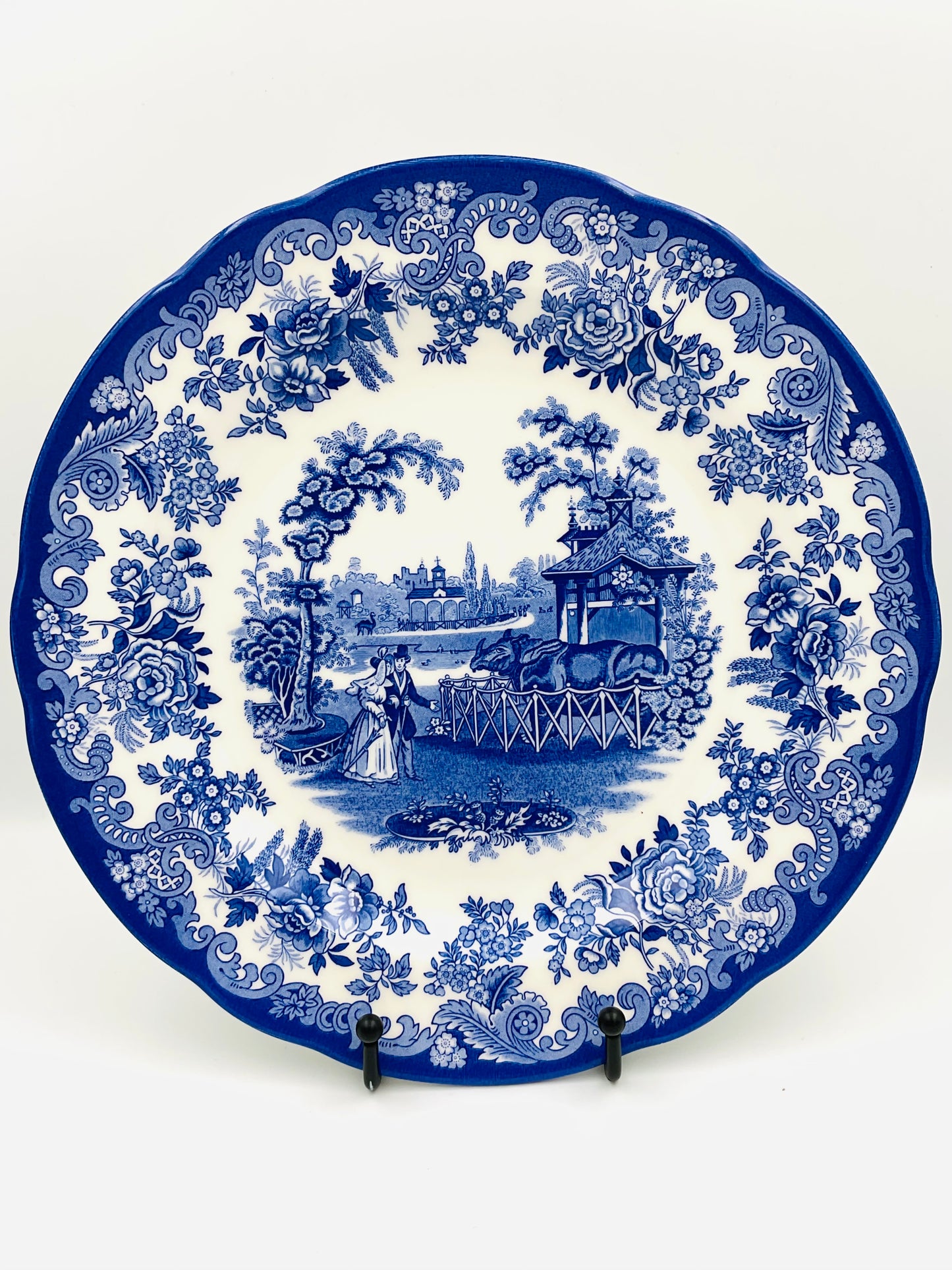Spode Blue Room Collection “Rhinoceros House” Plate