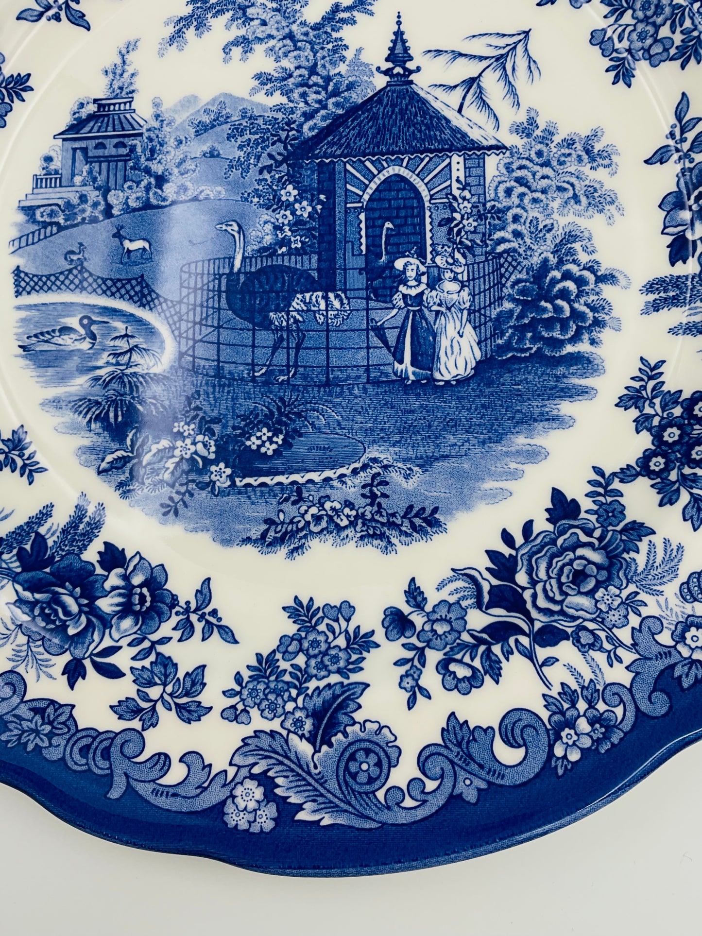 Spode Blue Room Collection “Ostrich House” Plate