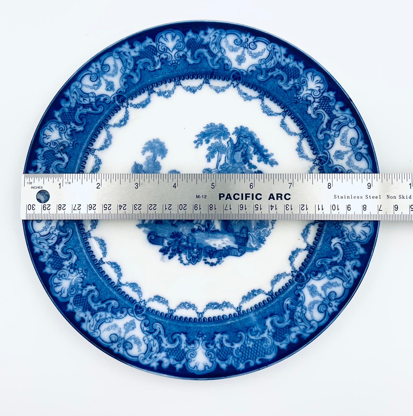 Antique ‘Watteau’ Pattern Plate by Doulton Burslem