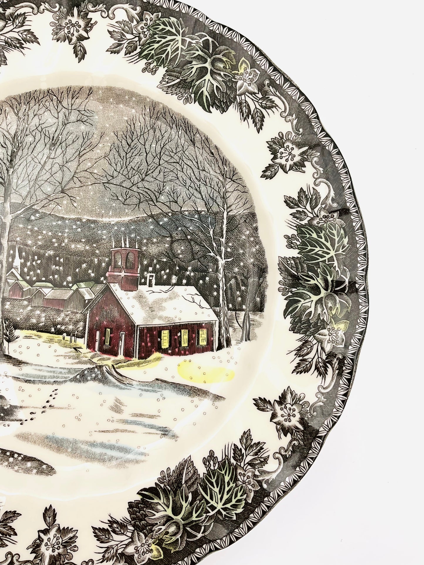 Johnson Bros Friendly Village “The School House” Dinner Plates