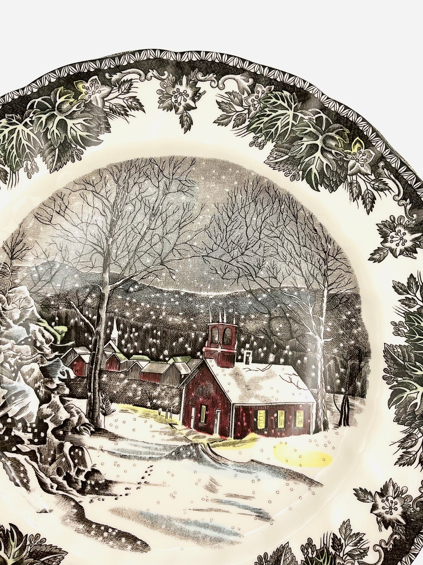 Johnson Bros Friendly Village “The School House” Dinner Plates