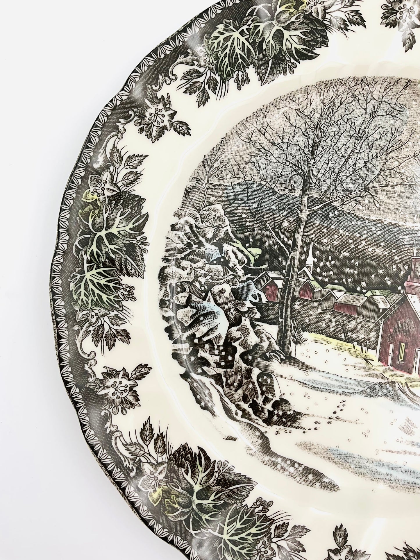 Johnson Bros Friendly Village “The School House” Dinner Plates