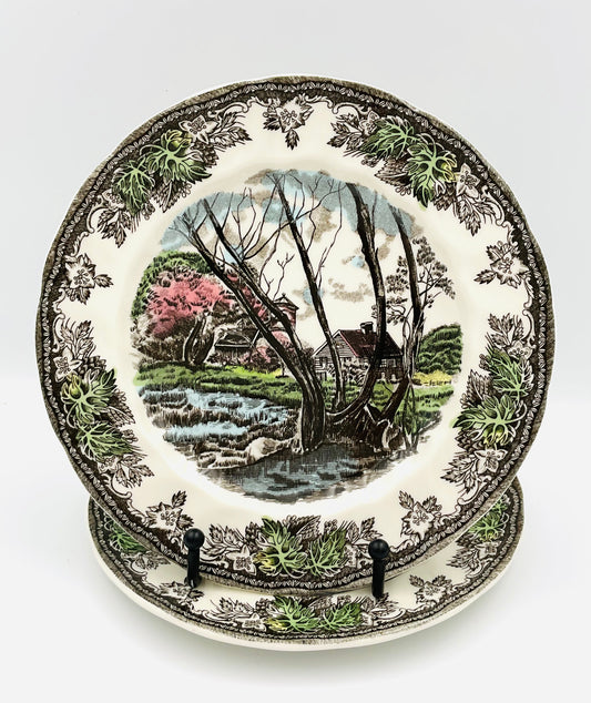 Johnson Bros Friendly Village “Willow By the Brook” Salad Plates