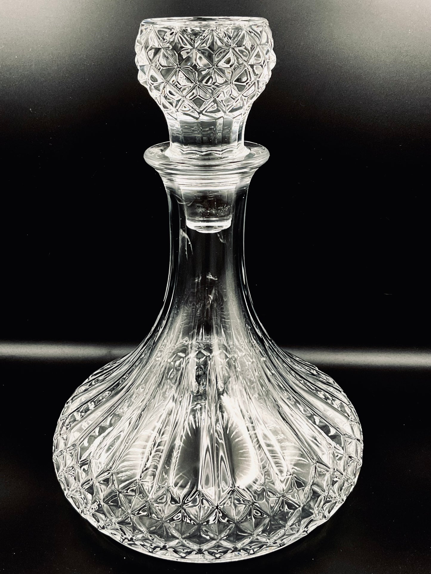 Vintage Cristal d’Arques Longchamp Crystal Decanter