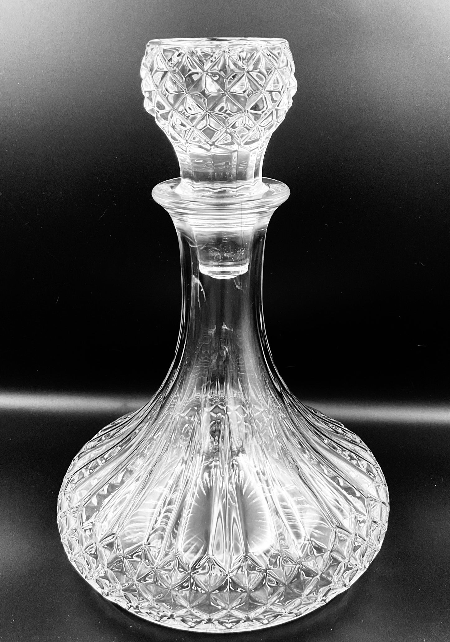 Vintage Cristal d’Arques Longchamp Crystal Decanter