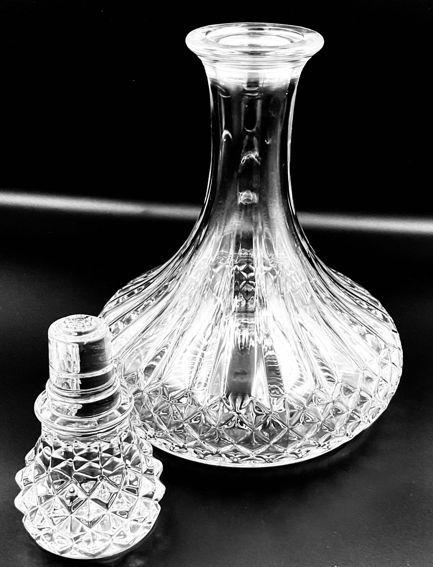 Vintage Cristal d’Arques Longchamp Crystal Decanter