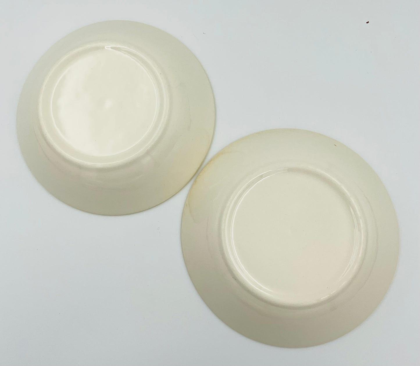 Set of 2 Vintage Royal China Ironstone Small Bowls in the Damsel Pattern.