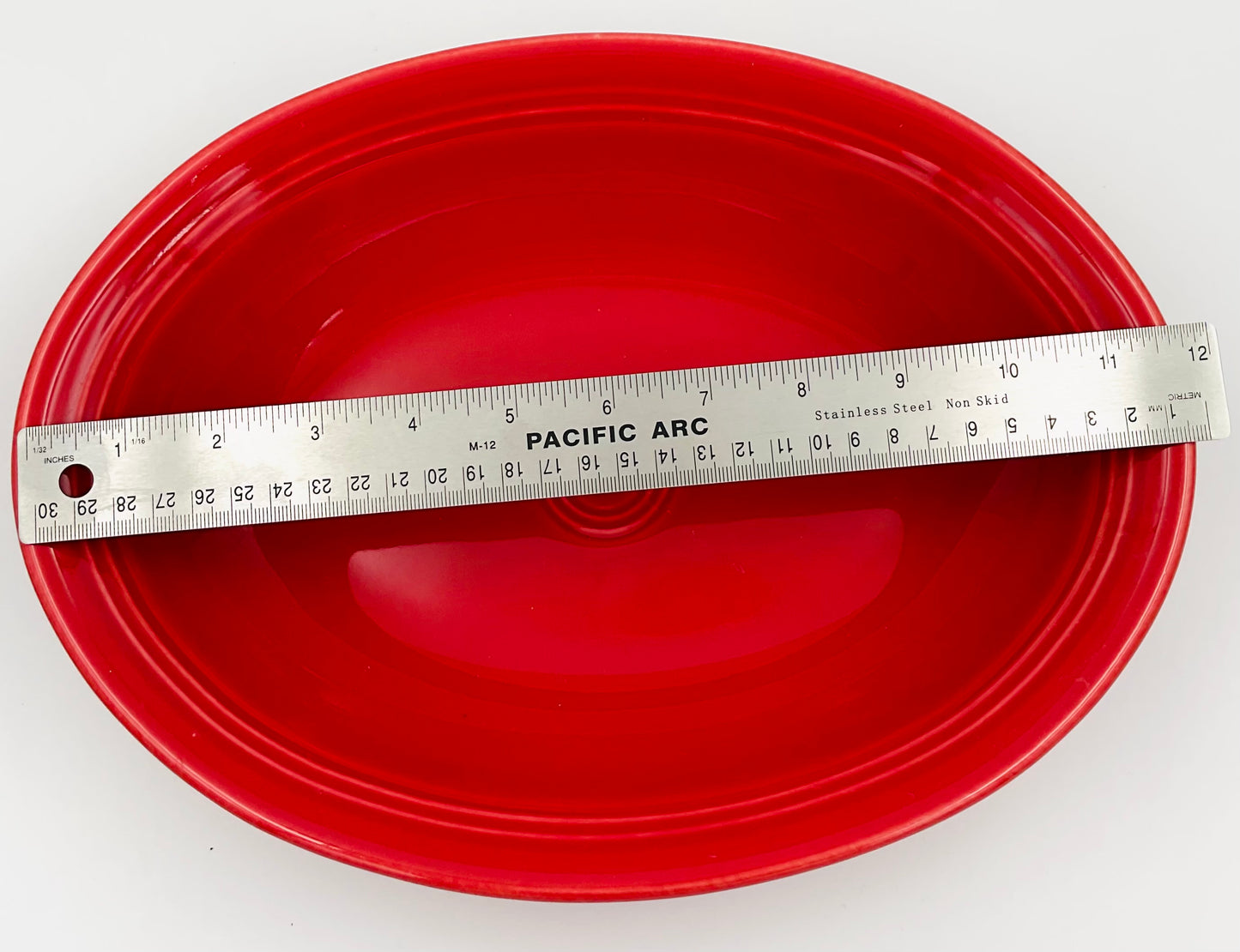 Vintage Fiestaware HLC Scarlet Oval Serving Bowl