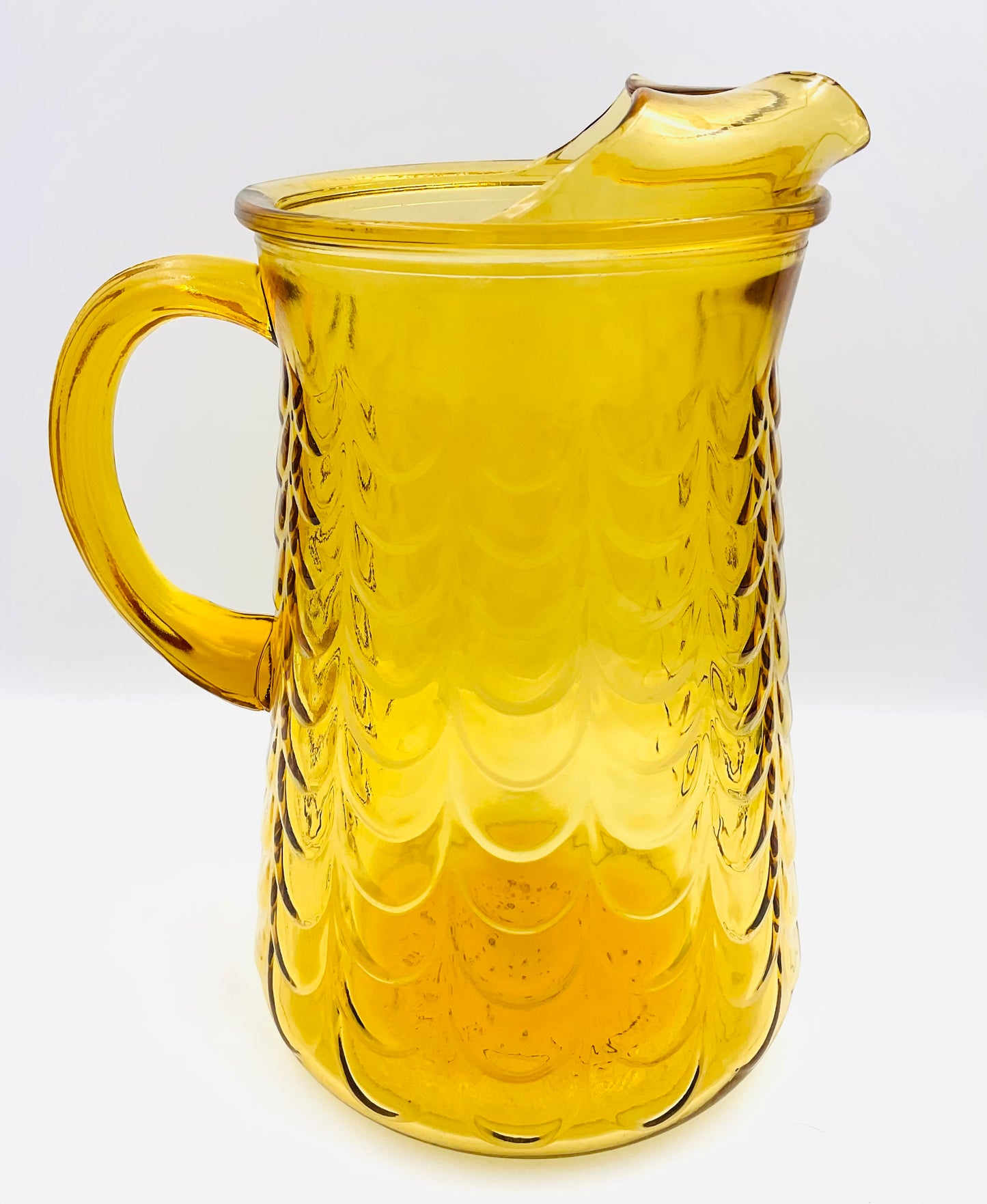 Vintage Libbey Honey Gold Pitcher