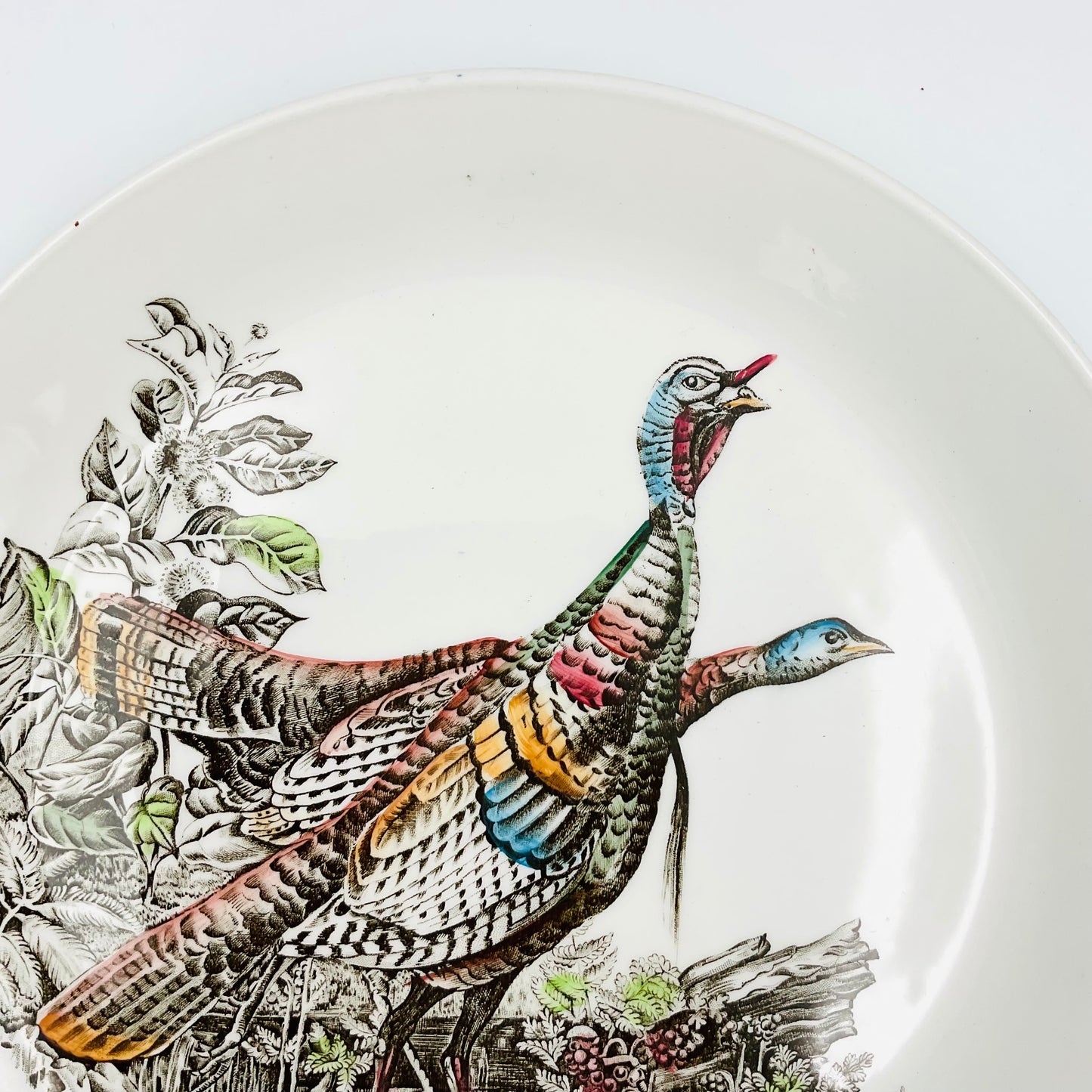 Vintage Johnson Brothers Wild Turkey Serving Plate