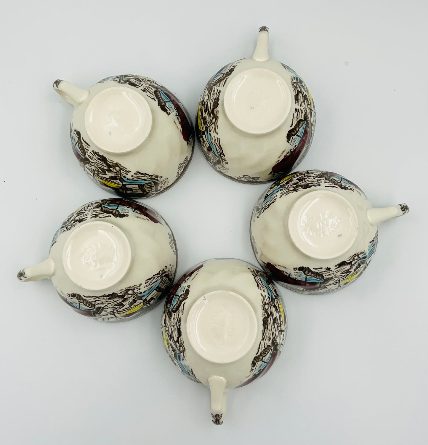 Johnson Brothers Covered Bridge Tea Cups