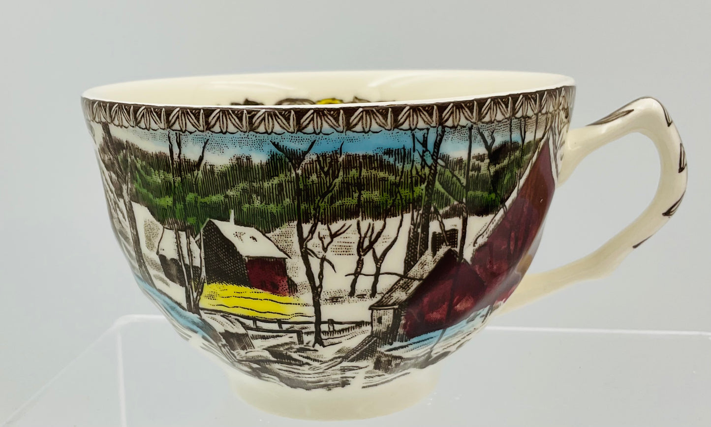 Johnson Brothers Covered Bridge Tea Cups