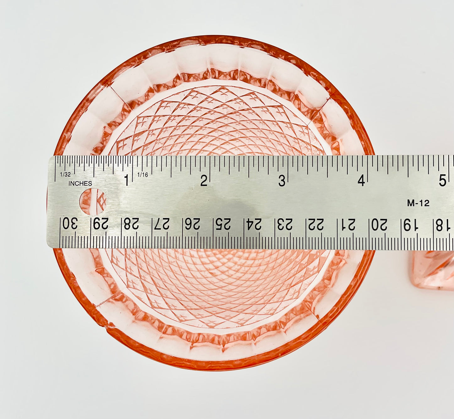 Anchor Hocking Miss America Pink Depression Glass Footed Candy Dish