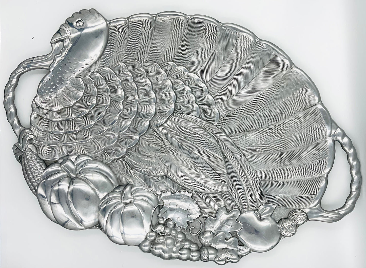 Vintage Lenox Cast Aluminum Turkey Serving Platter