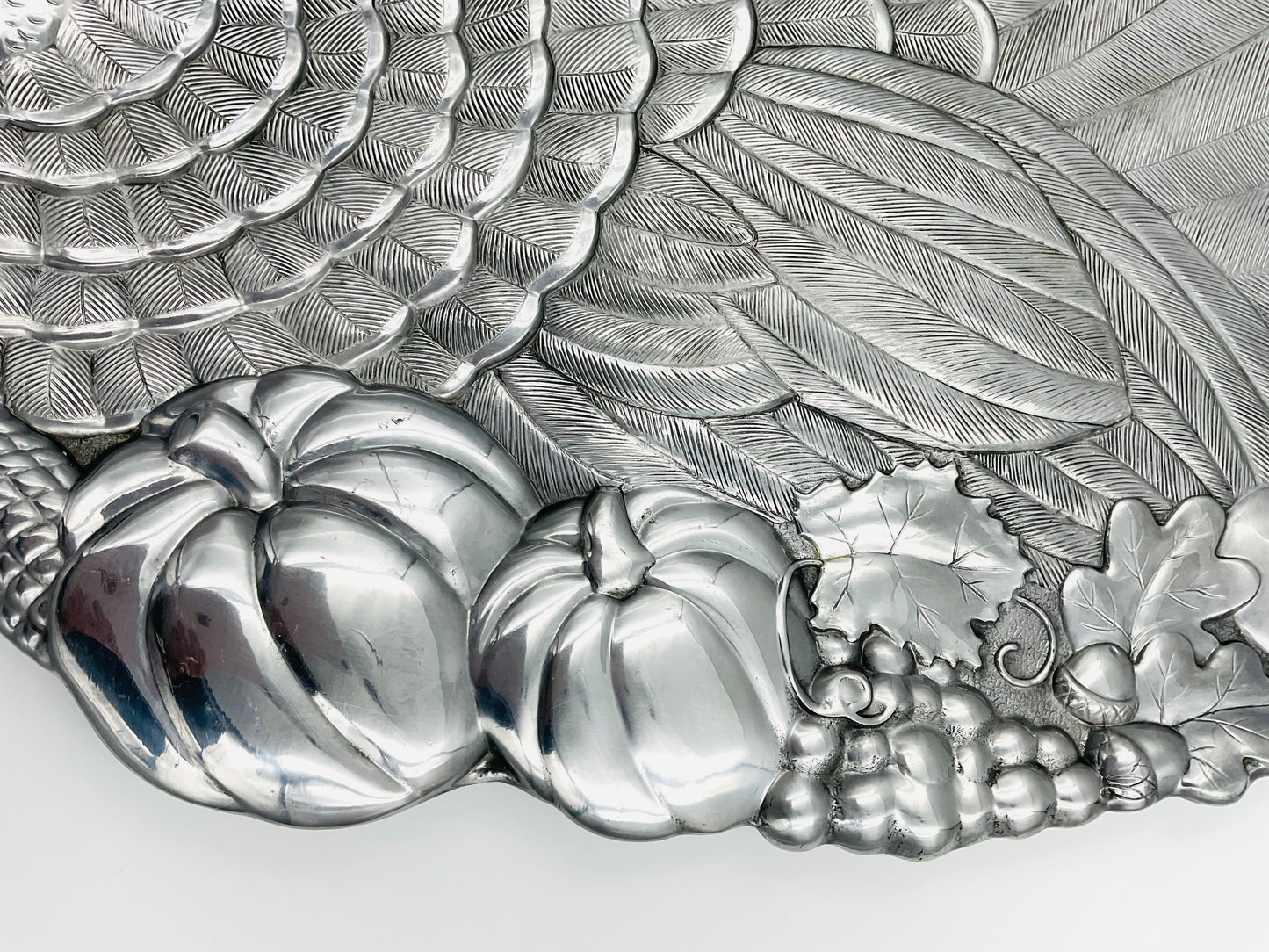 Vintage Lenox Cast Aluminum Turkey Serving Platter