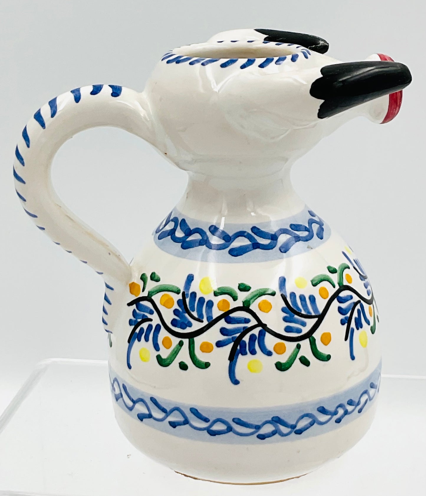 Vintage Hand Painted Espania Cow Creamer Pitcher