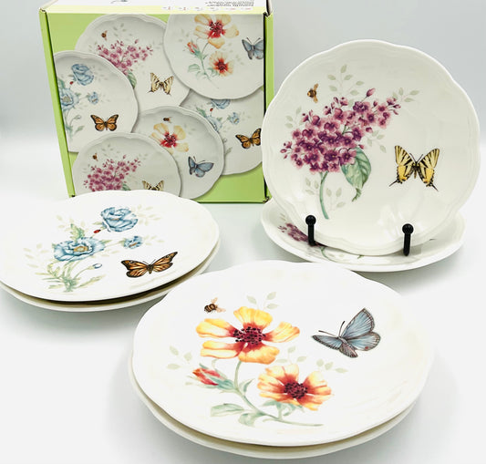 Lenox Butterfly Meadow Party Plates - Set of 6 IOB