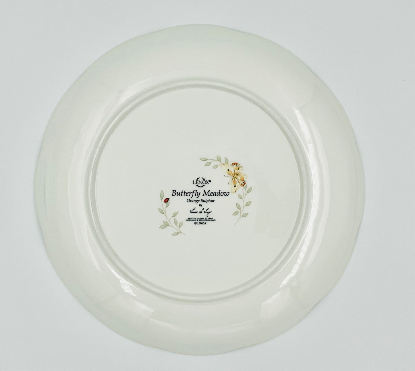 Lenox Butterfly Meadow Orange Sulphur Dinner Plate