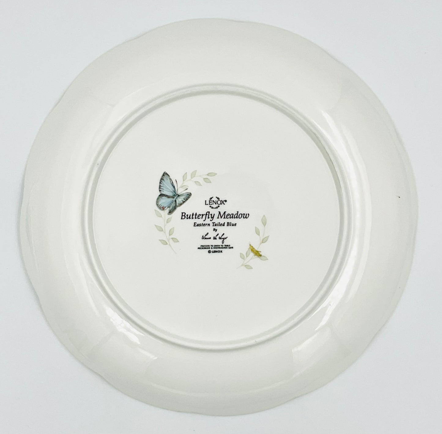 Lenox Butterfly Meadow Eastern Tailed Blue Dinner Plate
