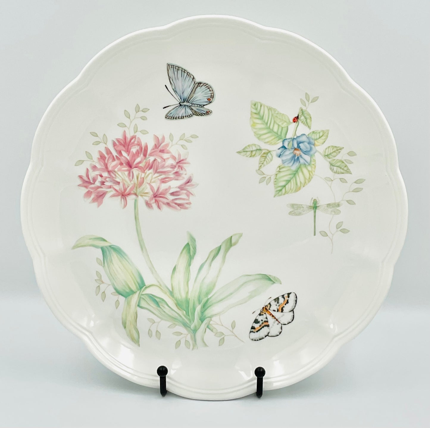 Lenox Butterfly Meadow Eastern Tailed Blue Dinner Plate