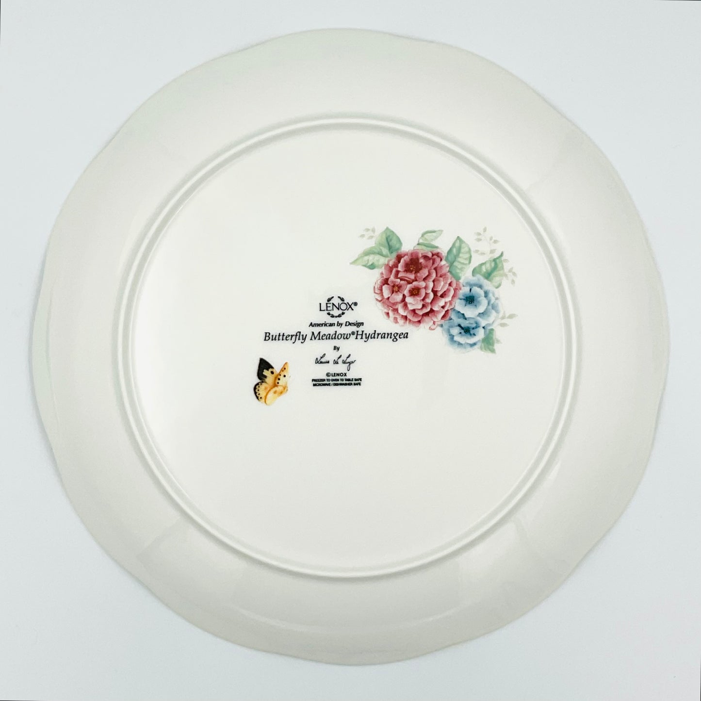 Lenox Butterfly Meadow Hydrangea Dinner Plate - Set of 2