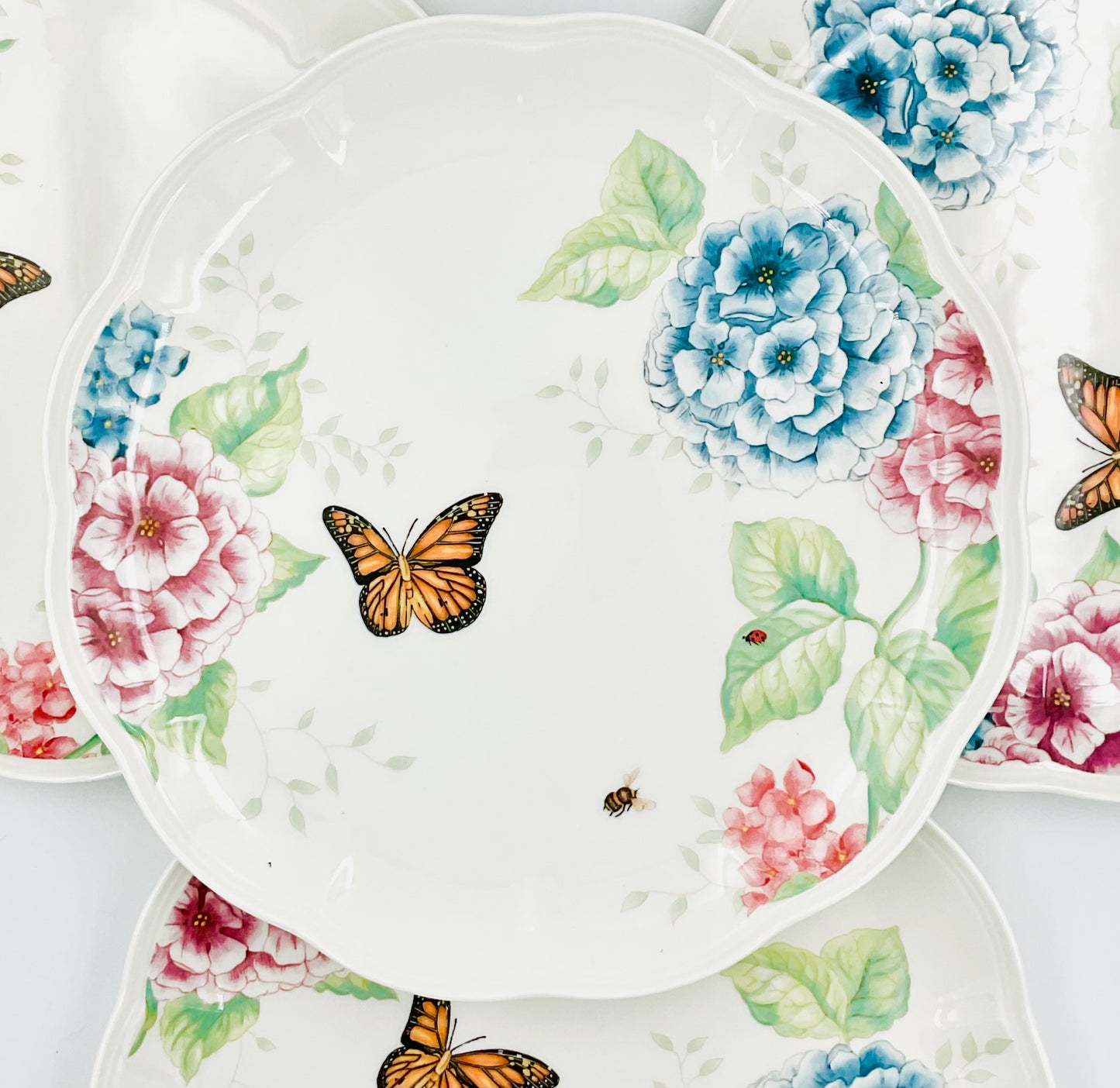 Lenox Butterfly Meadow Hydrangea Dinner Plate - Set of 2