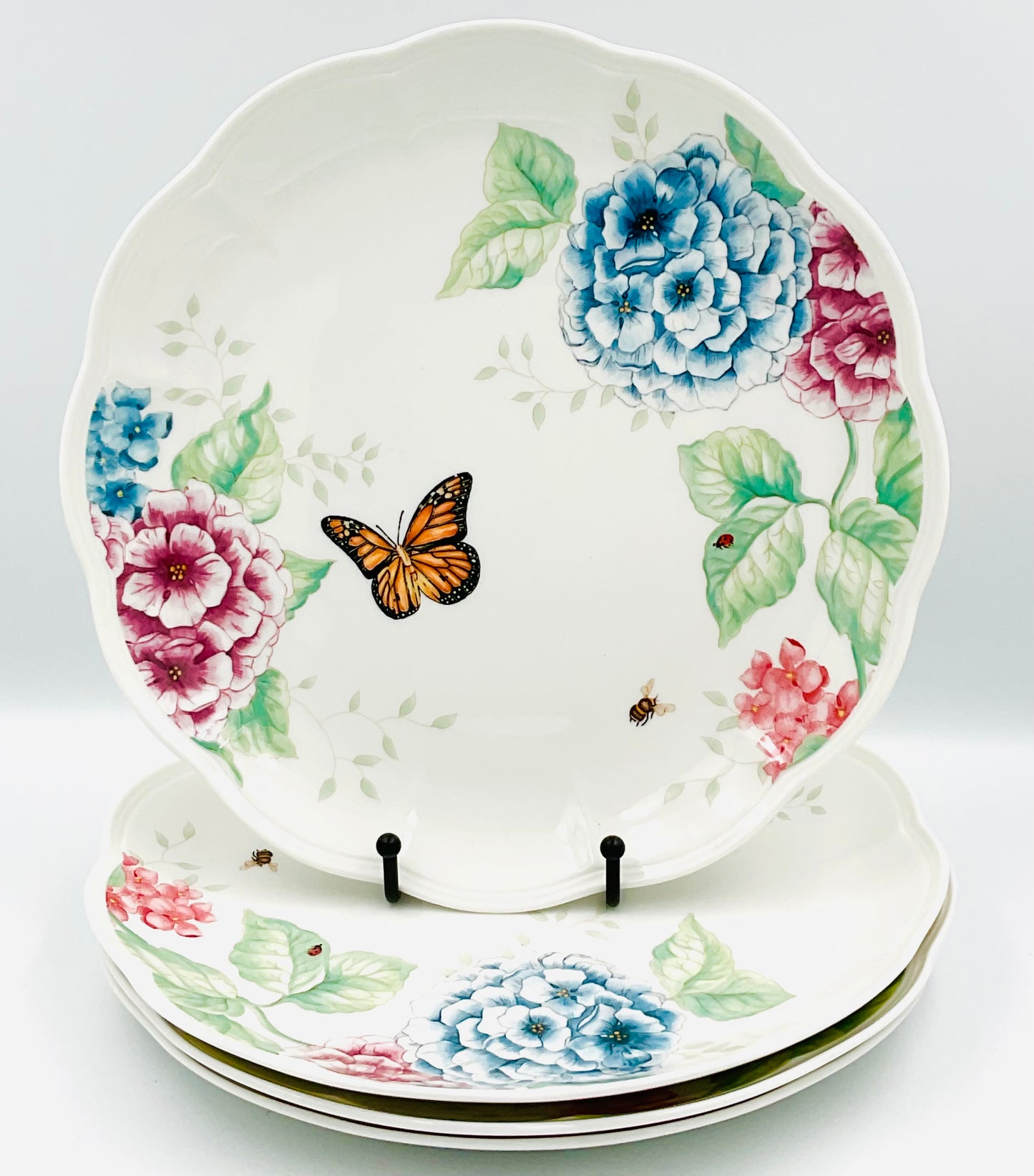 Lenox Butterfly Meadow Hydrangea Dinner Plate - Set of 2