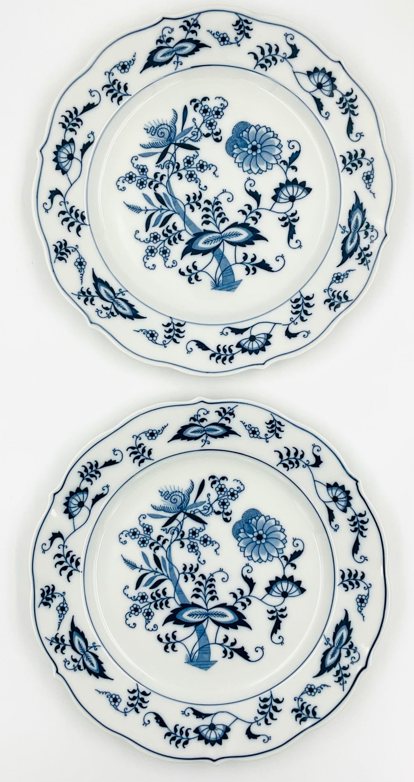Blue Danube Salad Plates - Set of 2