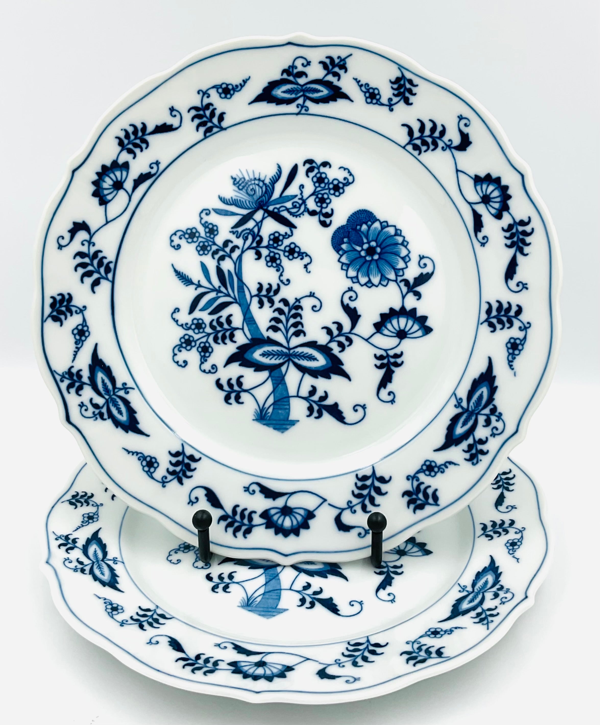 Blue Danube Salad Plates Set of 2 | Blue Onion Pattern China