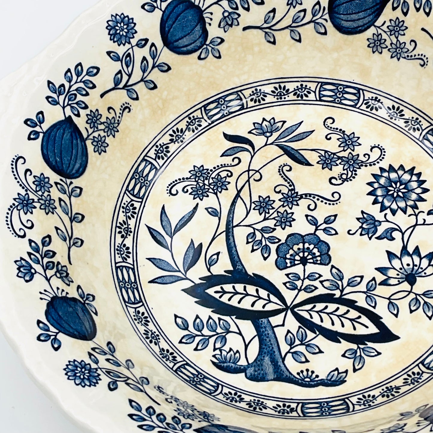 Enoch Wedgwood "Blue Heritage" Serving Bowl