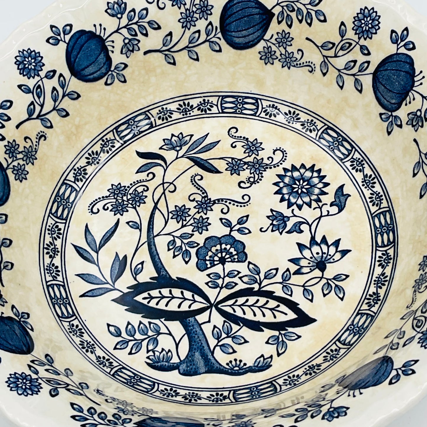 Enoch Wedgwood "Blue Heritage" Serving Bowl