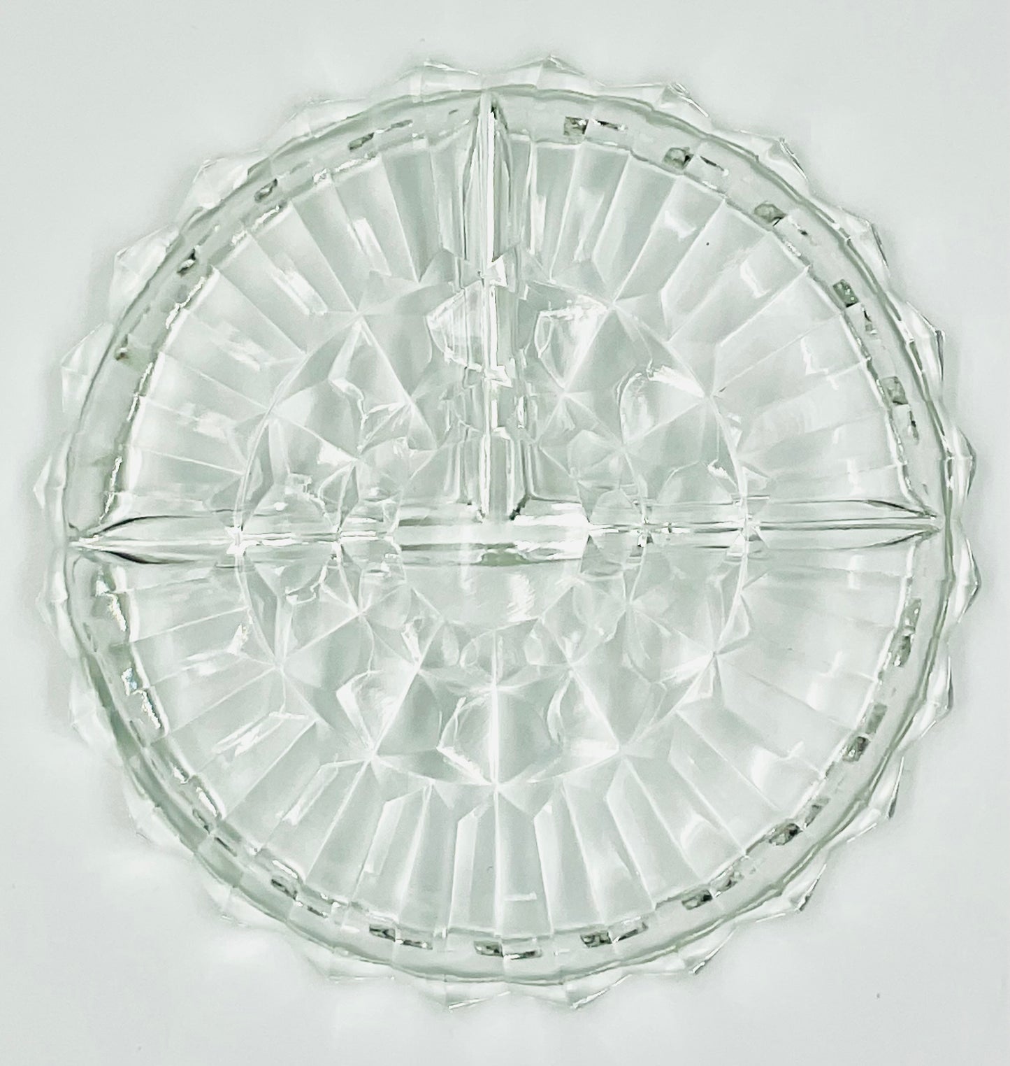 Vintage Indiana Glass Divided Relish Tray