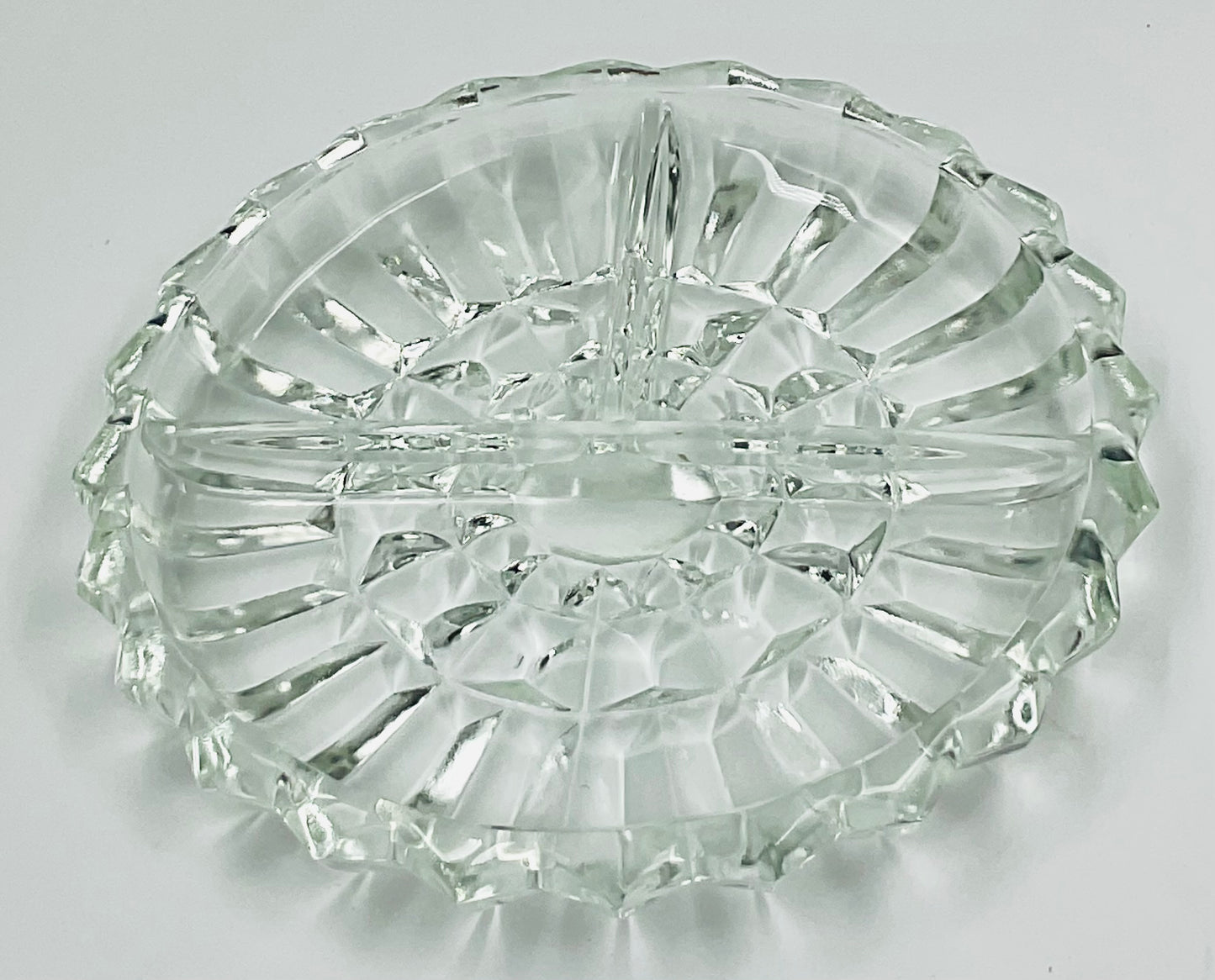 Vintage Indiana Glass Divided Relish Tray