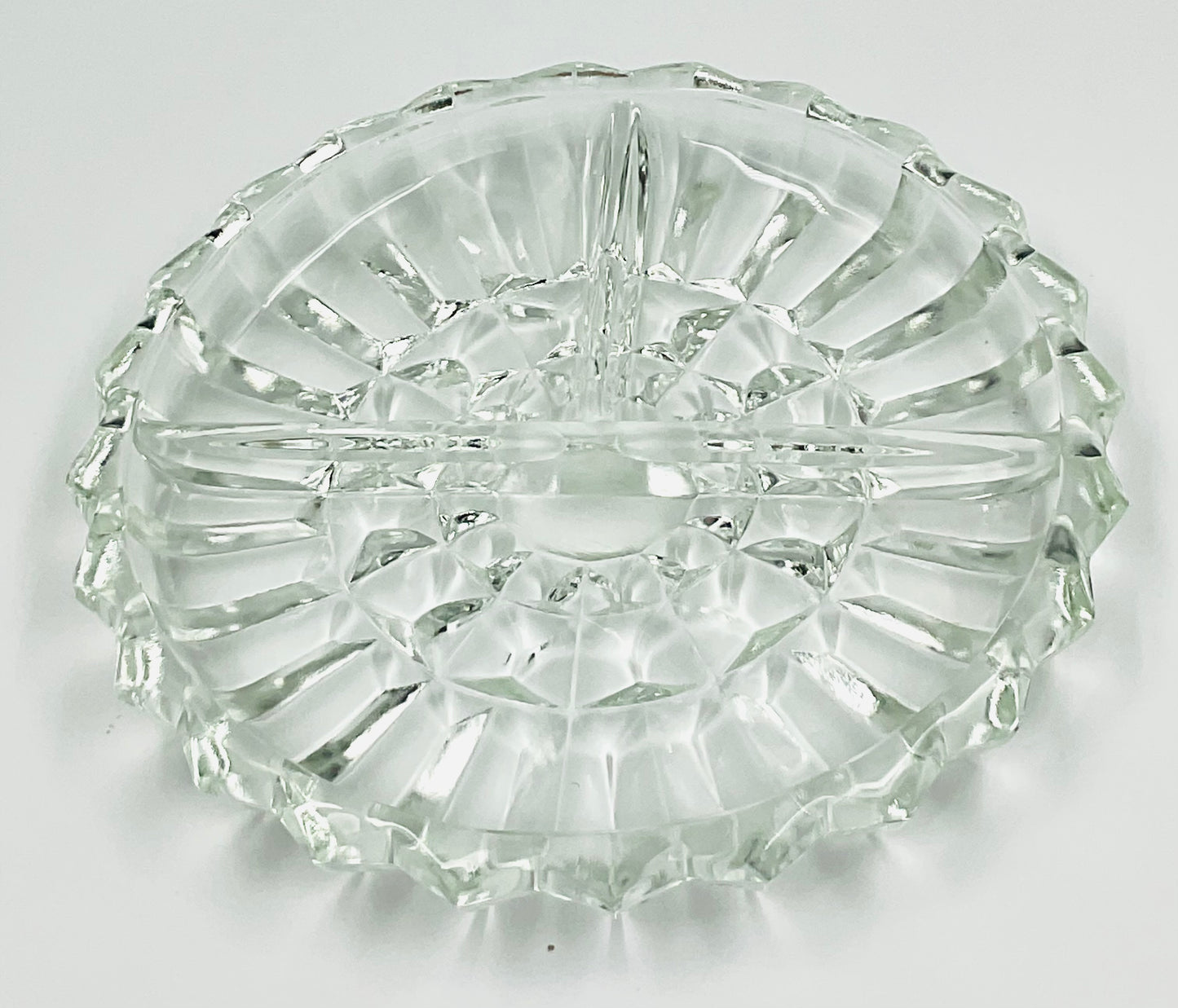 Vintage Indiana Glass Divided Relish Tray