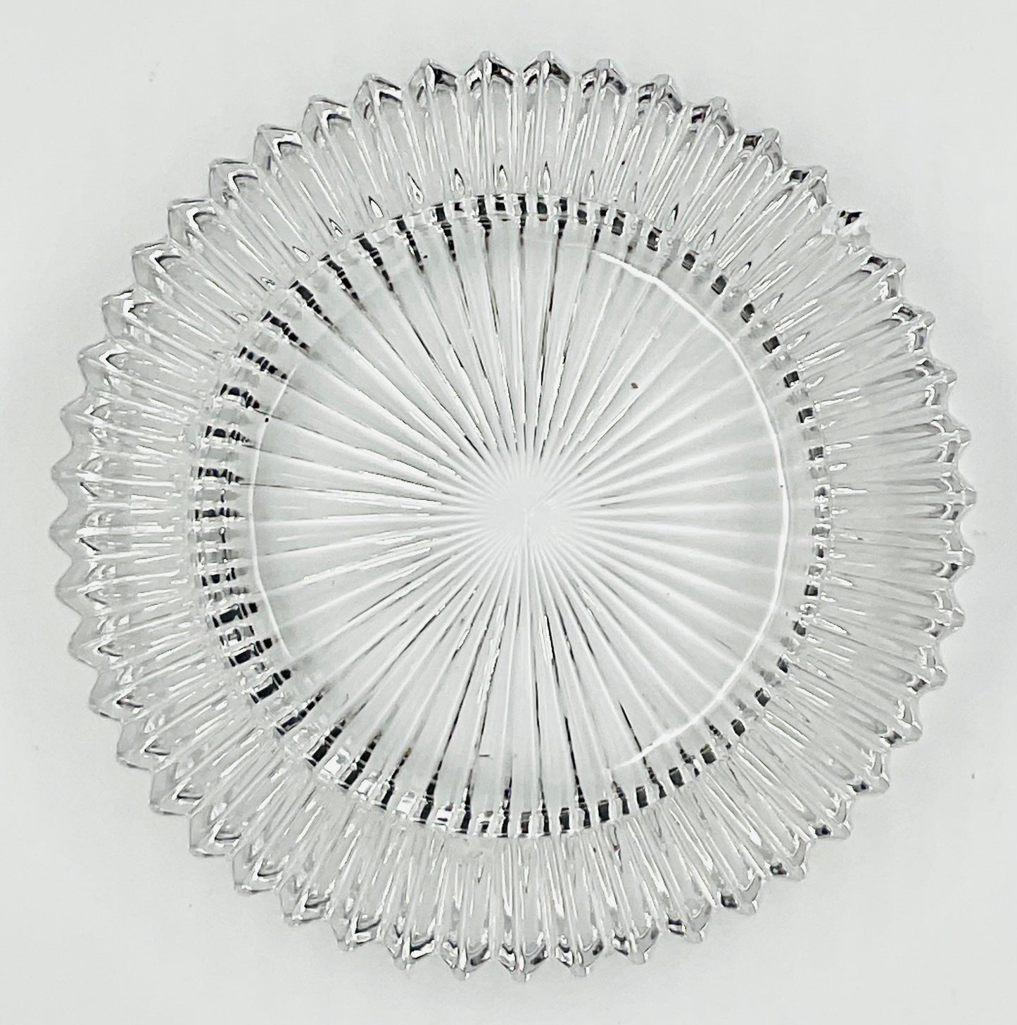 Mikasa Diamond Fire Pattern Glass Wine/Champagne Coaster