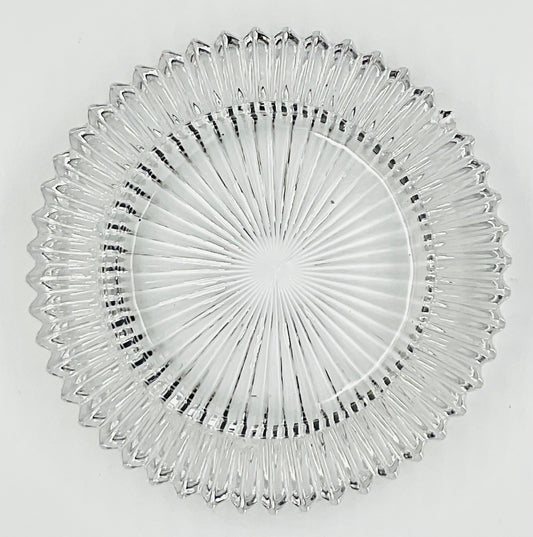 Mikasa Diamond Fire Pattern Glass Wine/Champagne Coaster