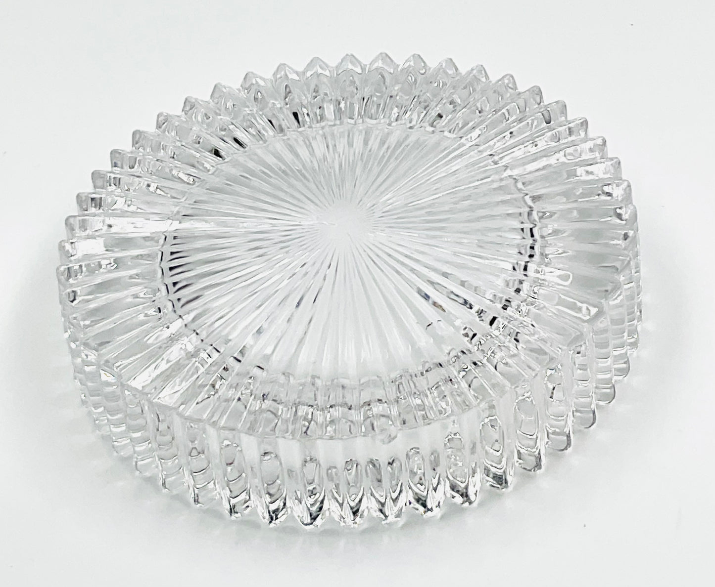 Mikasa Diamond Fire Pattern Glass Wine/Champagne Coaster