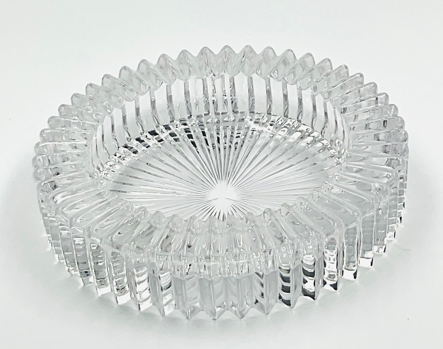 Mikasa Diamond Fire Pattern Glass Wine/Champagne Coaster