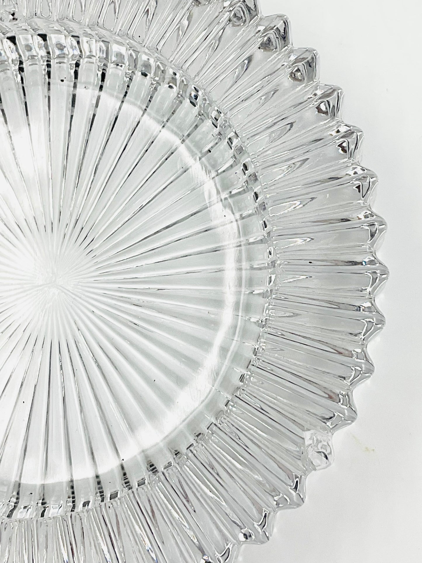 Mikasa Diamond Fire Pattern Glass Wine/Champagne Coaster