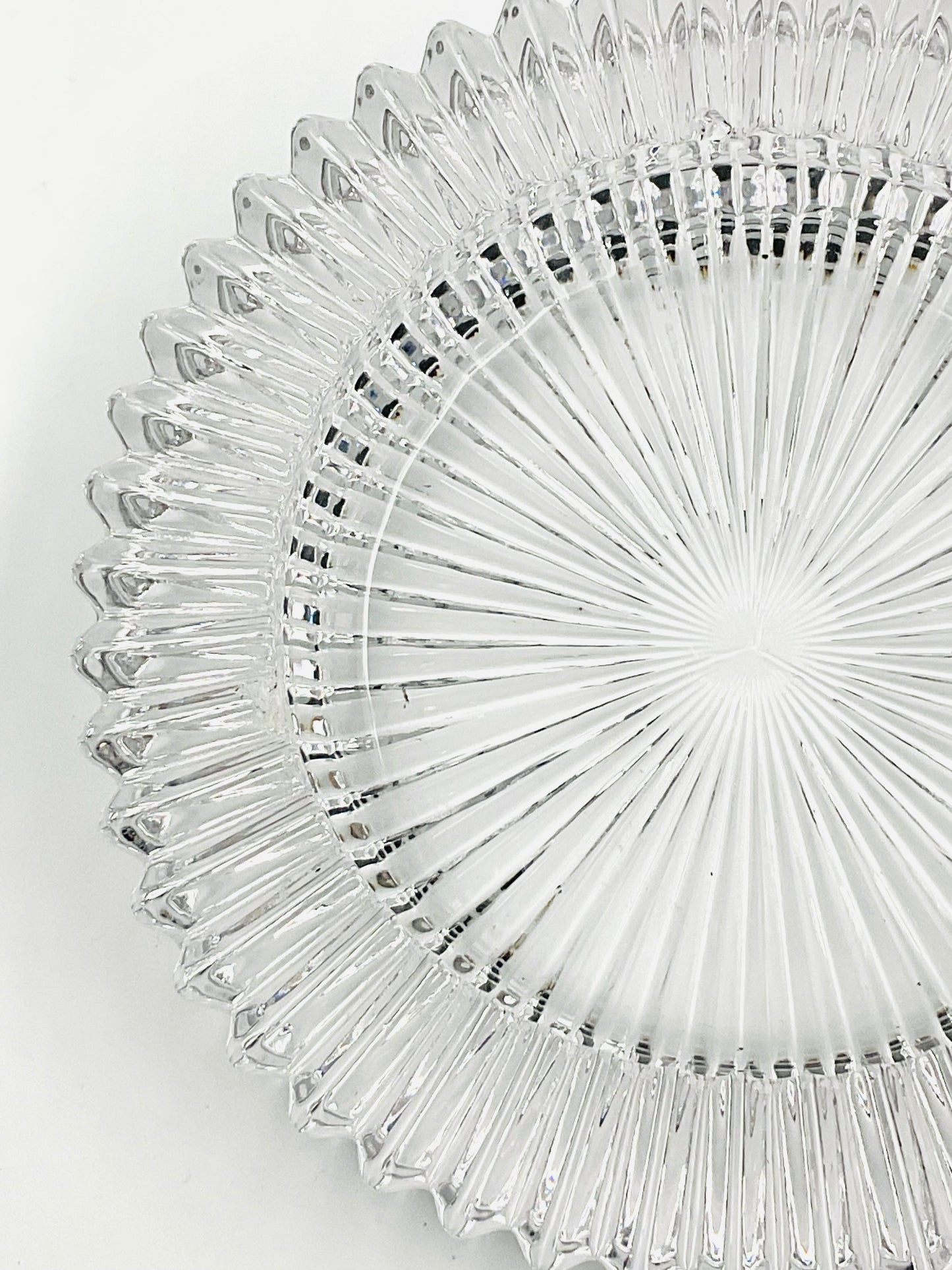 Mikasa Diamond Fire Pattern Glass Wine/Champagne Coaster