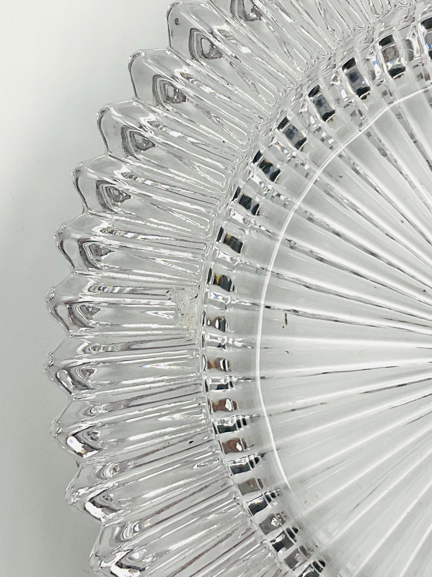 Mikasa Diamond Fire Pattern Glass Wine/Champagne Coaster