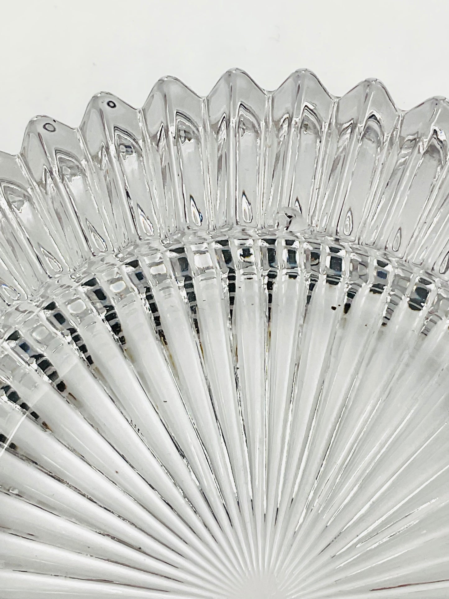 Mikasa Diamond Fire Pattern Glass Wine/Champagne Coaster