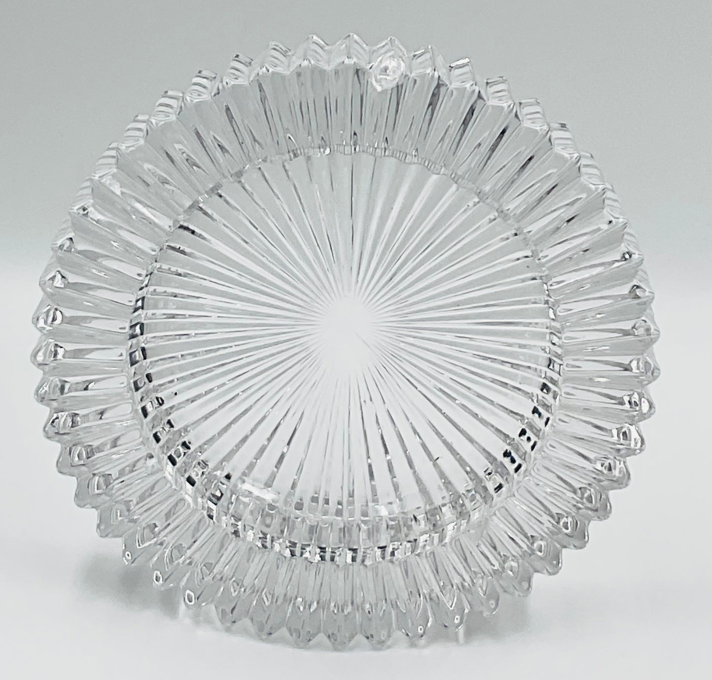 Mikasa Diamond Fire Pattern Glass Wine/Champagne Coaster