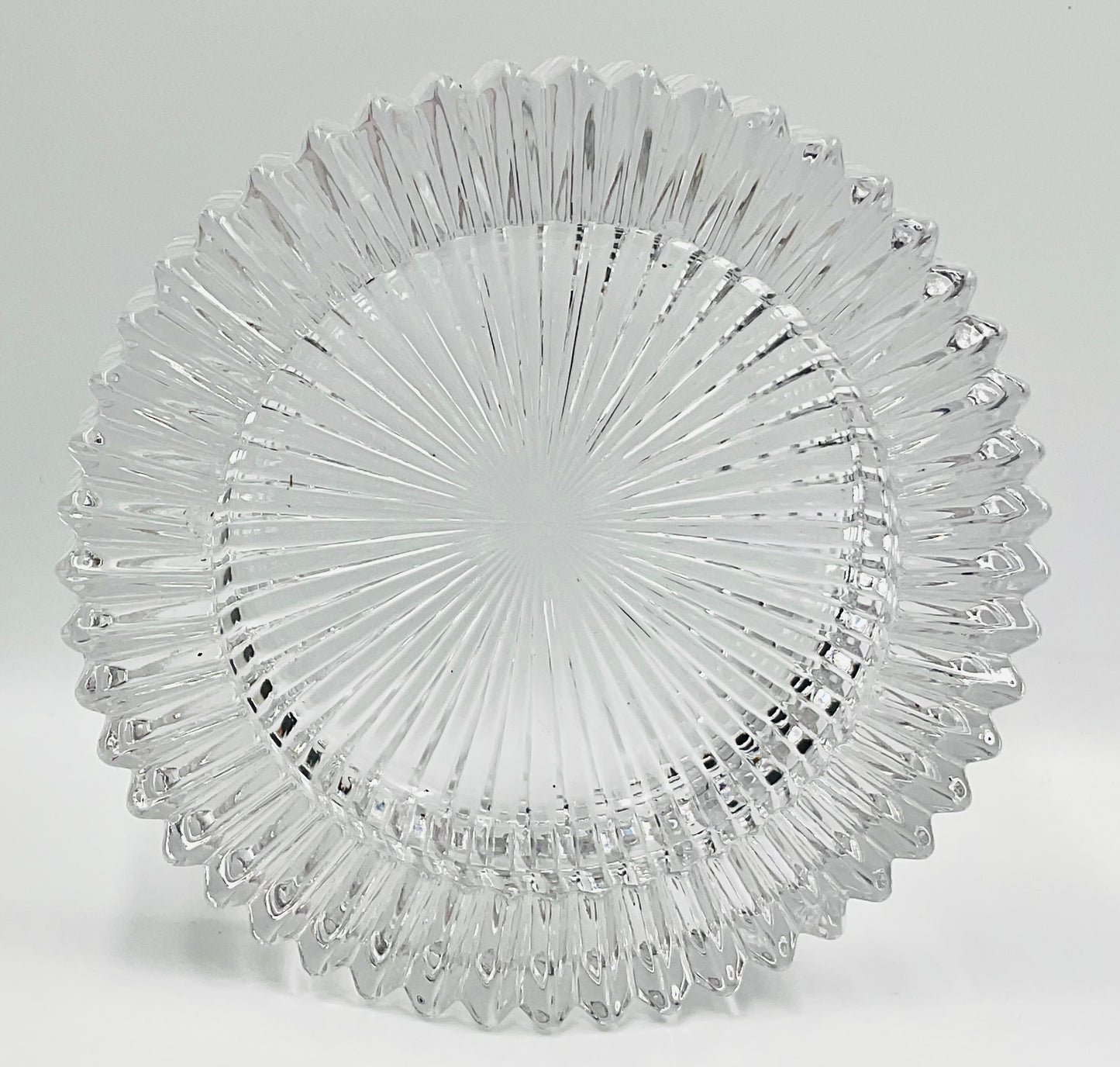Mikasa Diamond Fire Pattern Glass Wine/Champagne Coaster