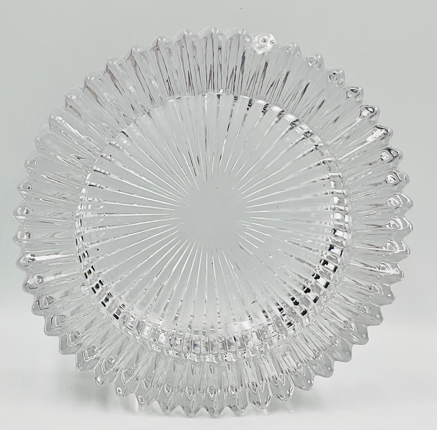 Mikasa Diamond Fire Pattern Glass Wine/Champagne Coaster